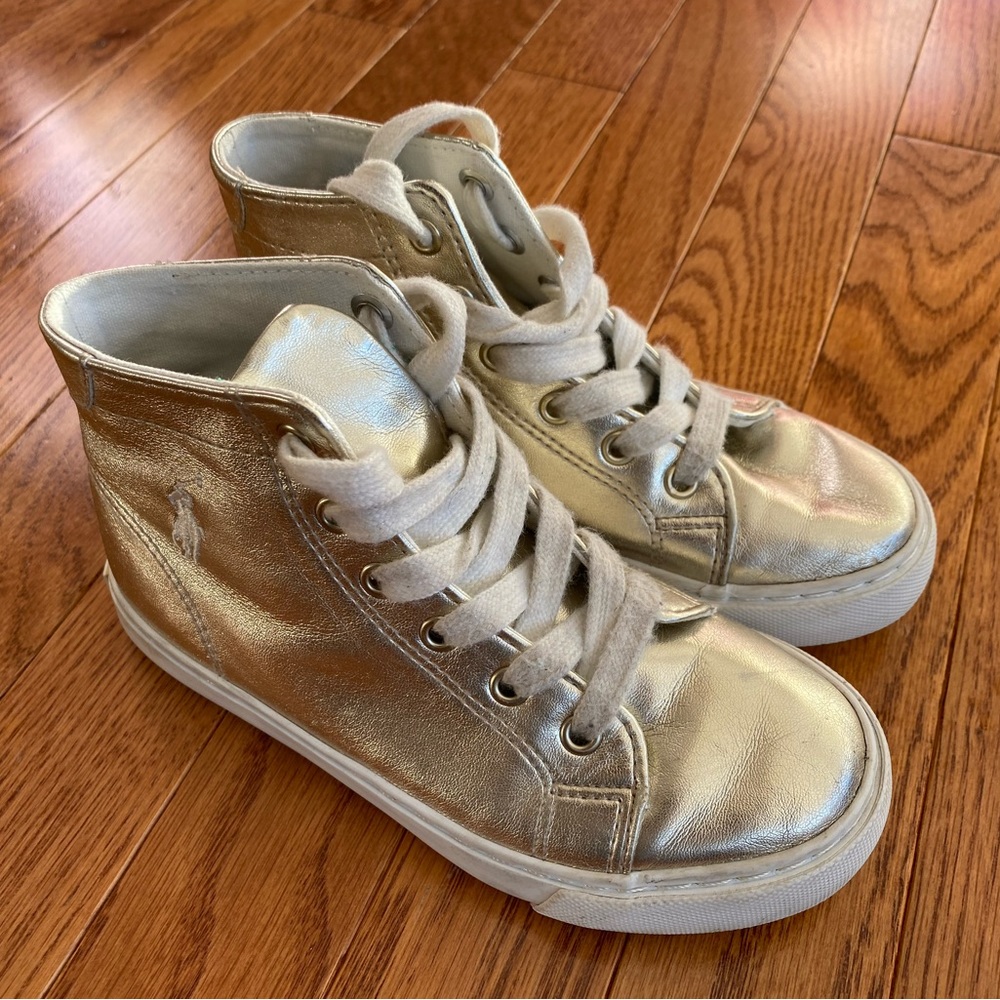 Polo Sneakers Size 12 - Gold